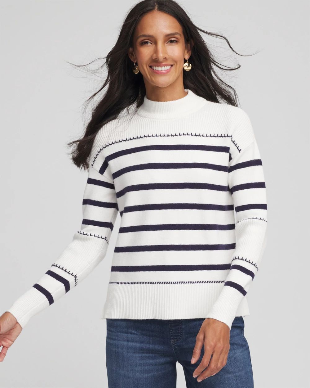 Thinly Stripedt pullover